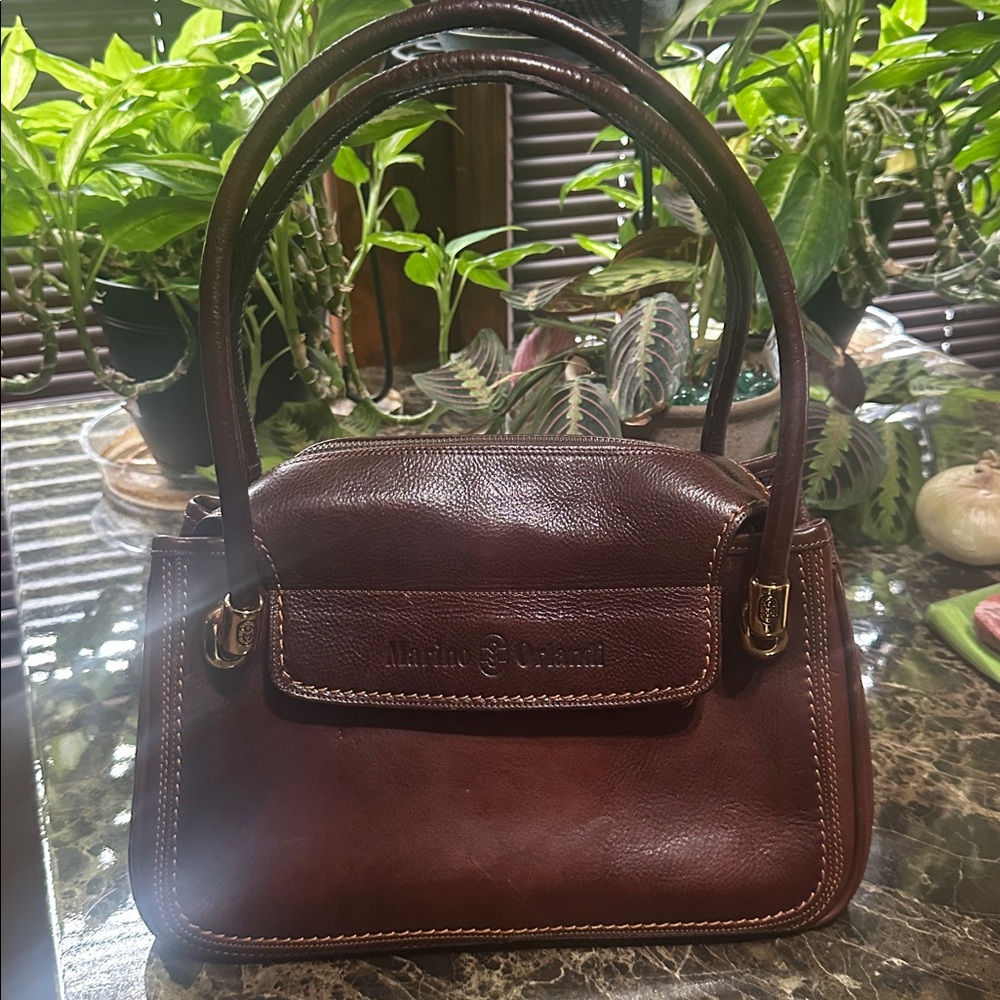 Brown Leather Handbag